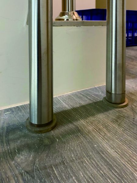 Stainless steel railing economical fixed seat